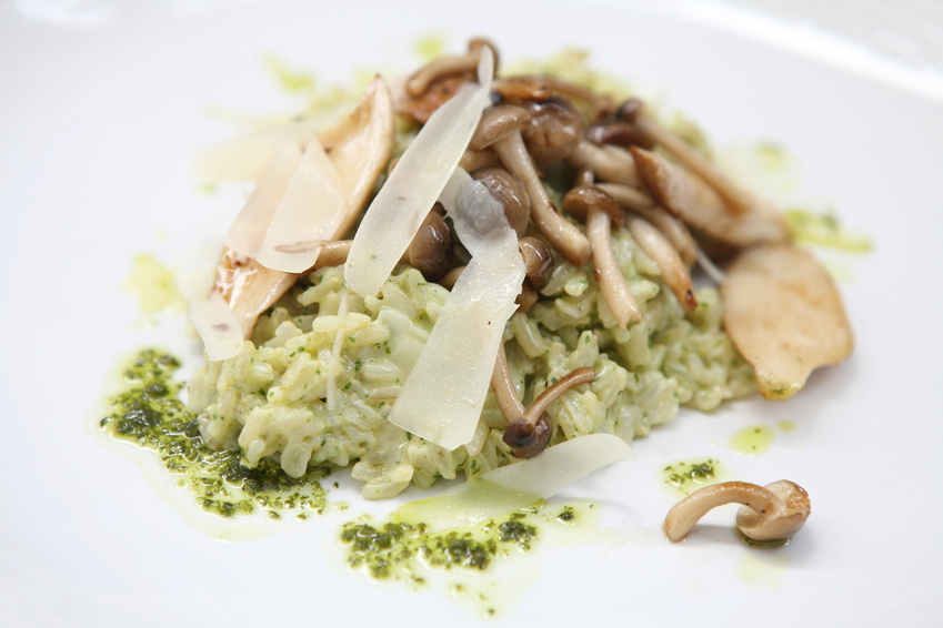 Risotto mit Pilzen Risotto mit Pilzen